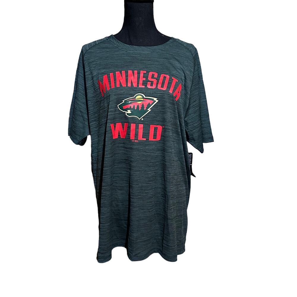 NWT NHL Minnesota Wild MN Hockey Fan T-Shirt Women's XL